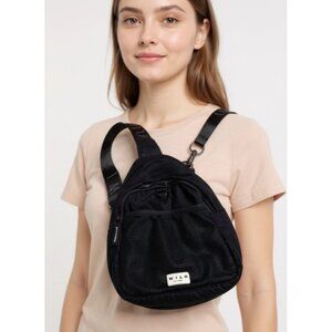 Wilo the Label Viral Nylon Black Crossbody Bag Adjustable Strap